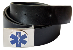 Luxe Lederen Riem met Star of Life