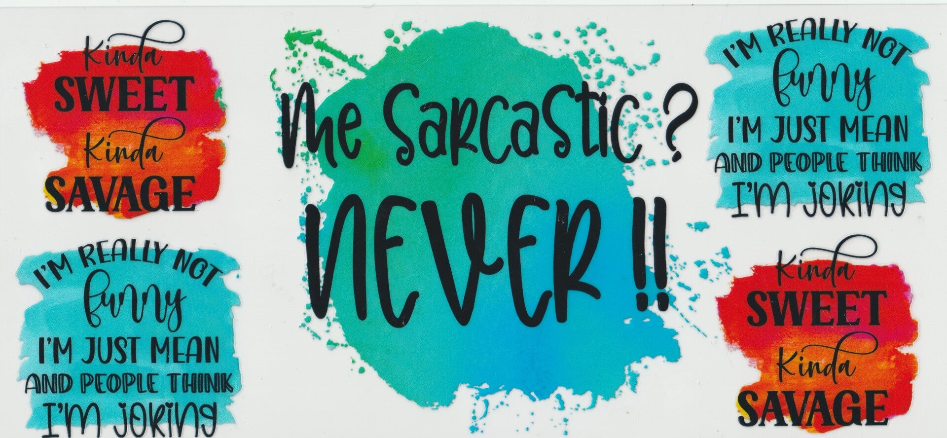 ME SARCASTICK NEVER!!