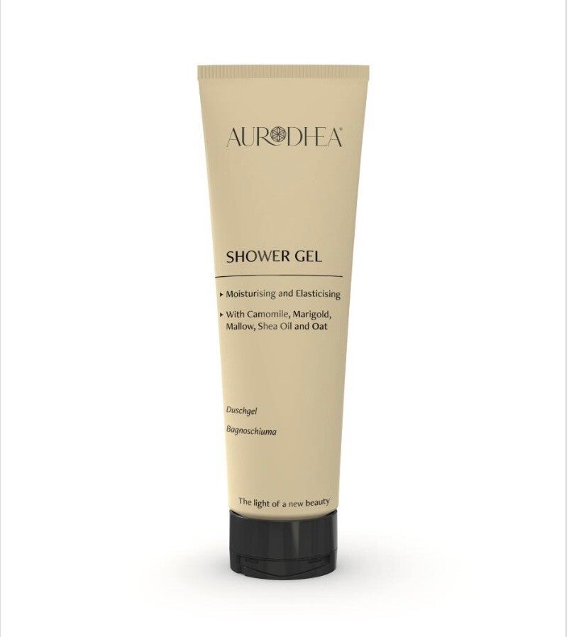 Duschgel mit Hafer 250 ml | Angereichert mit Kamille, Ringelblume, Malve & Sheaöl