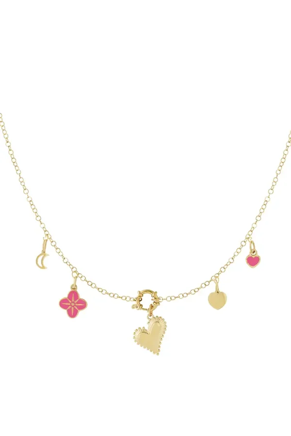 DIY ketting chunky hart