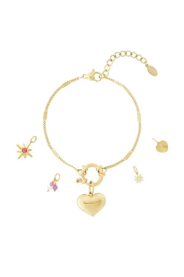 DIY armband groot hart