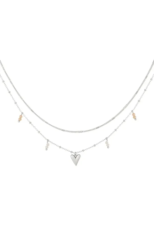 Ketting dubbel zilver