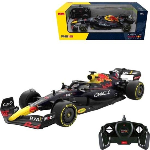 Rastar Car met max verstappen Red Bull RB181 F1 RC Raceauto Marineblauw 1:12