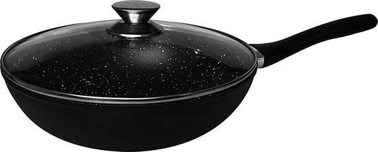 Cheffinger Luxe Wokpan met Deksel - 28cm - Inductie