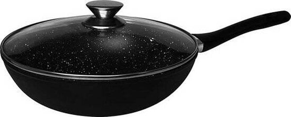 Cheffinger Luxe Wokpan met Deksel - 28cm - Inductie