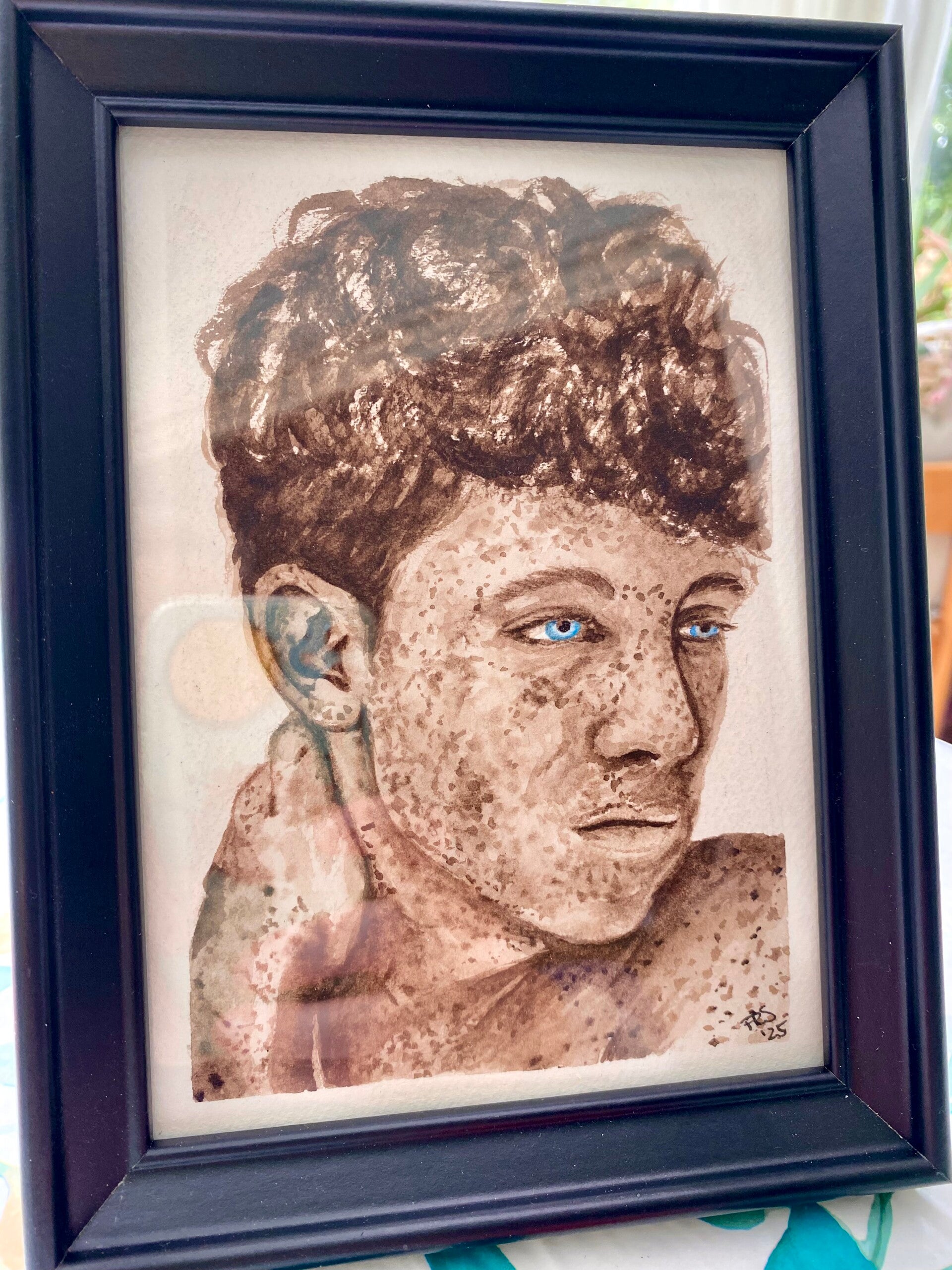 ‘Blue eyes’ 17x11,5cm