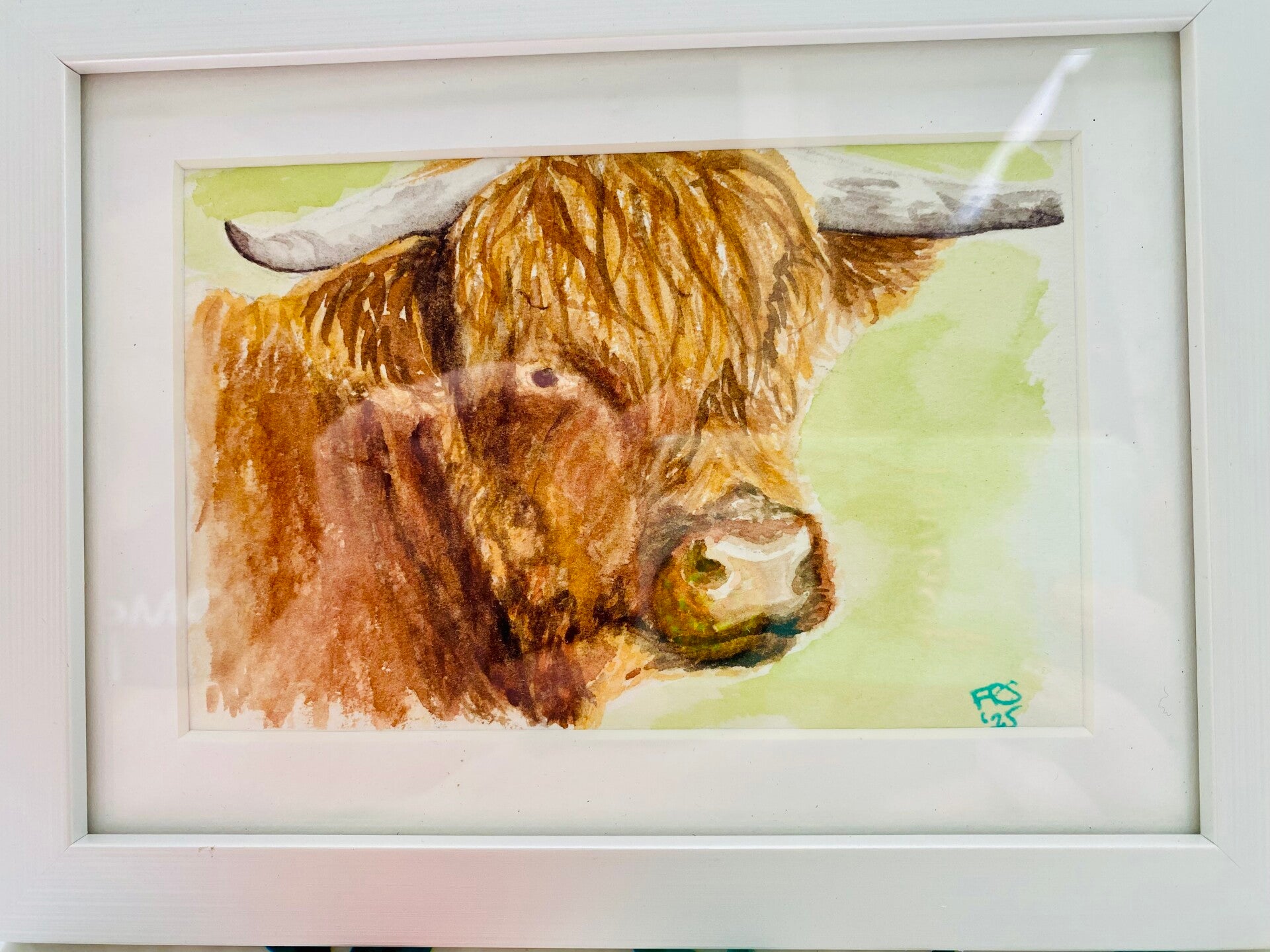 ‘Highland love’ 14x10cm