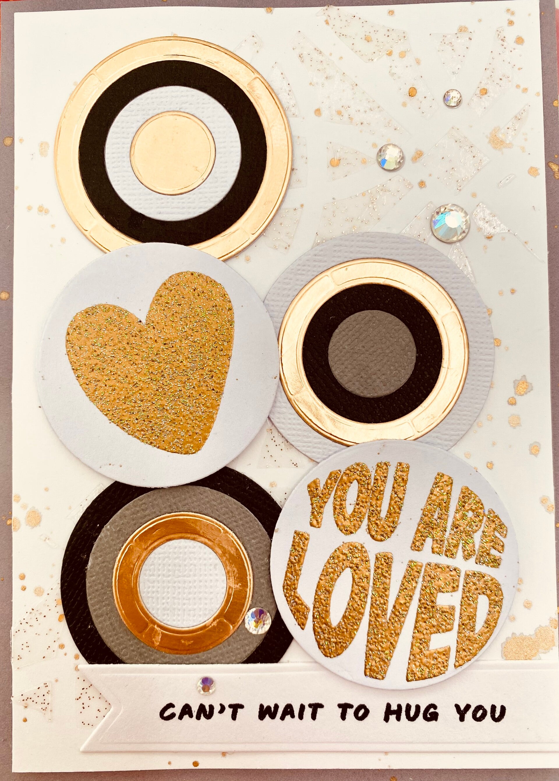 Diverse valentijnskaarten mixed-media 10,5x15cm