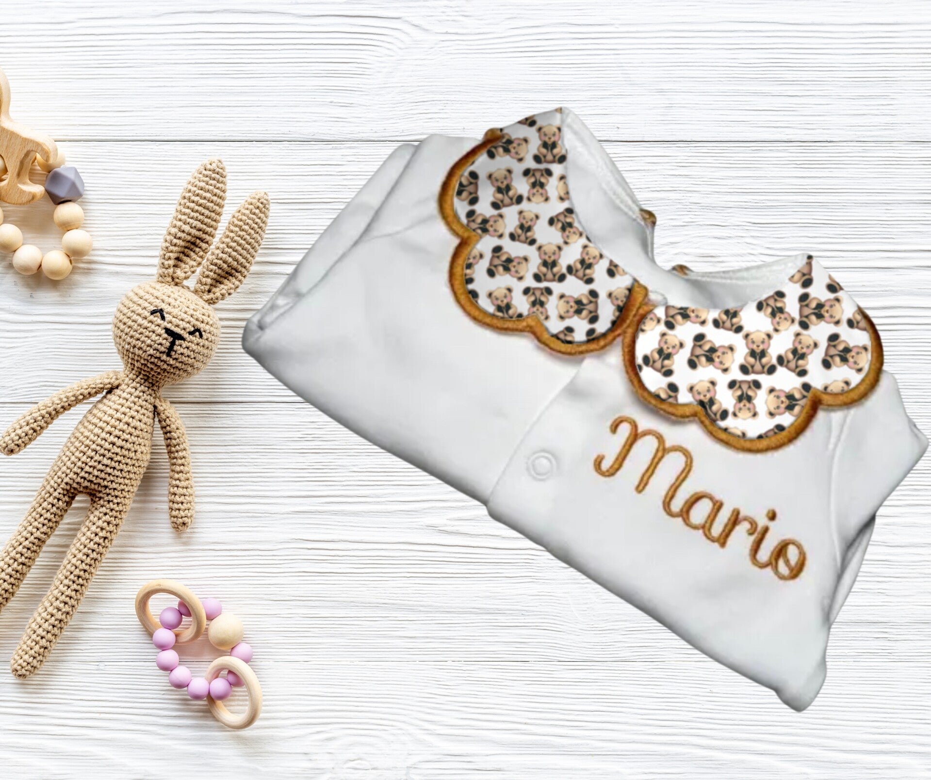 Embroidered Ralphie L Sleepsuit