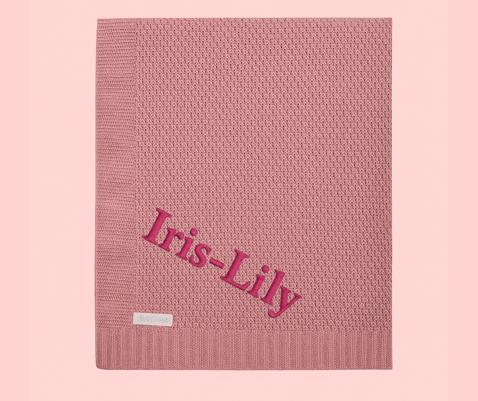 Personalised Knitted Blanket