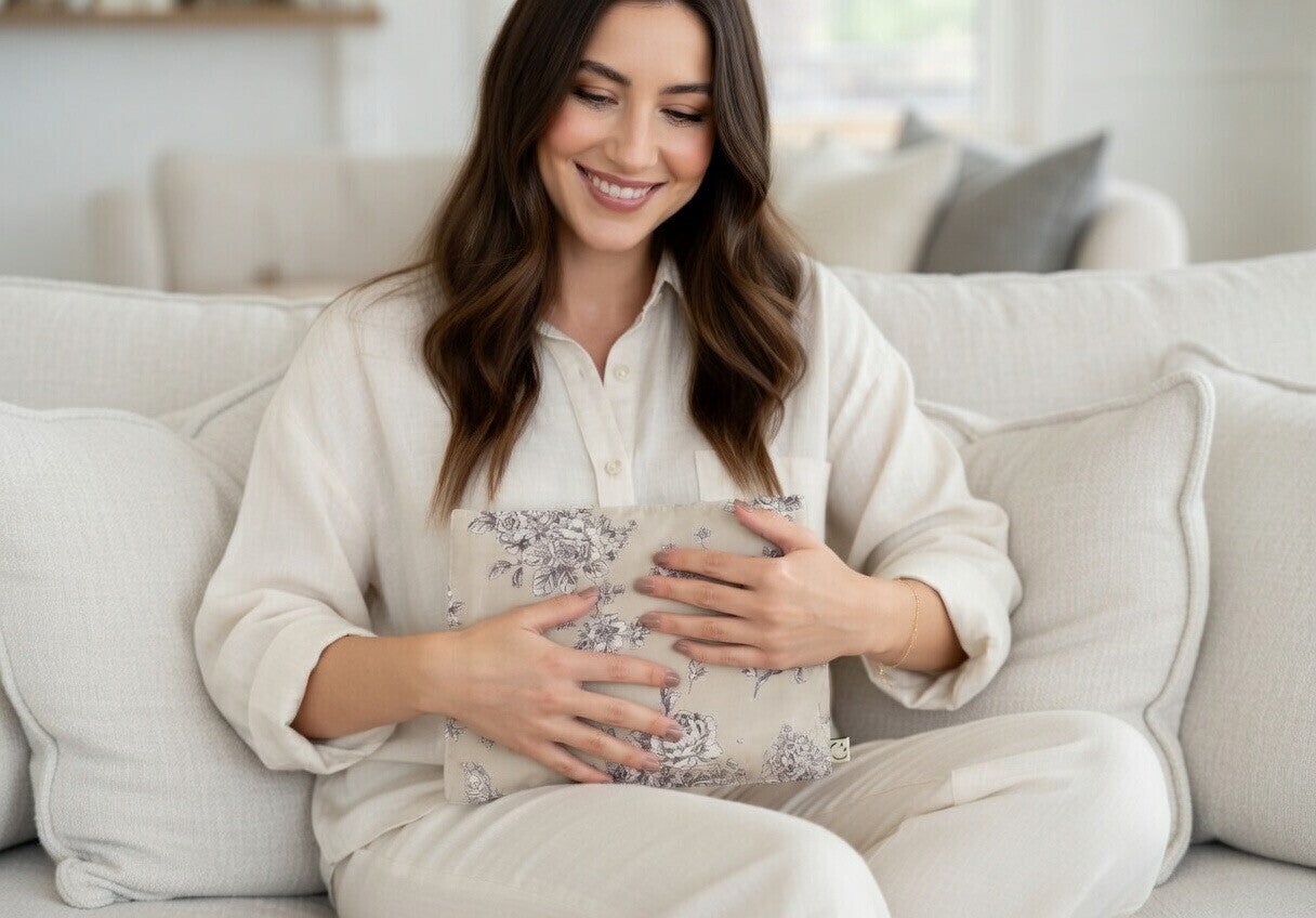 Bouillotte thérapeutique T.L- Rose impériale 🌹