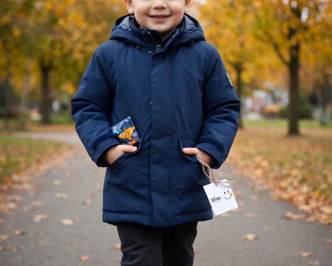Bouillotte de poche- Petit Requin d’Or 🦈