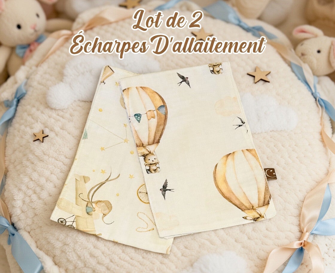 Lot de 2 Écharpes D’allaitement