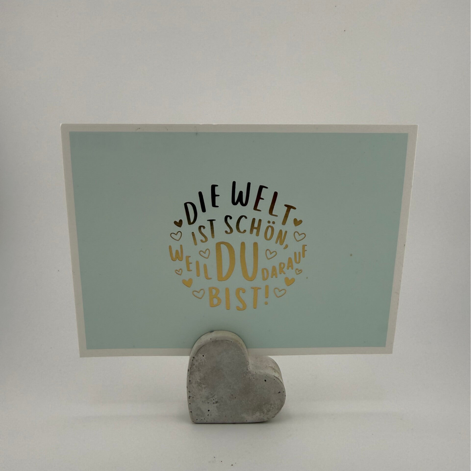 Herz Kartenständer – Beton