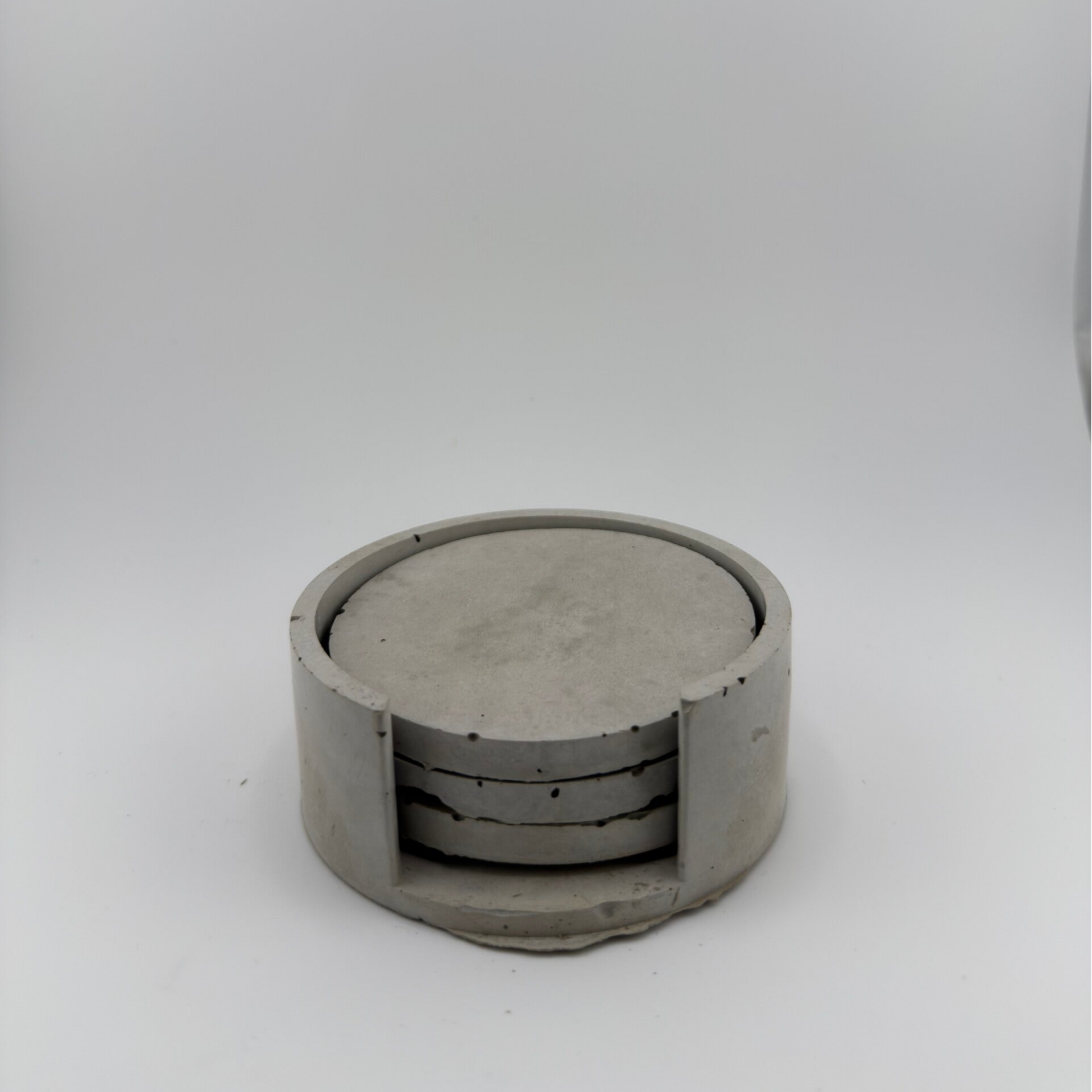 Beton-Untersetzer Set (3 Stück) – Ø 9 cm