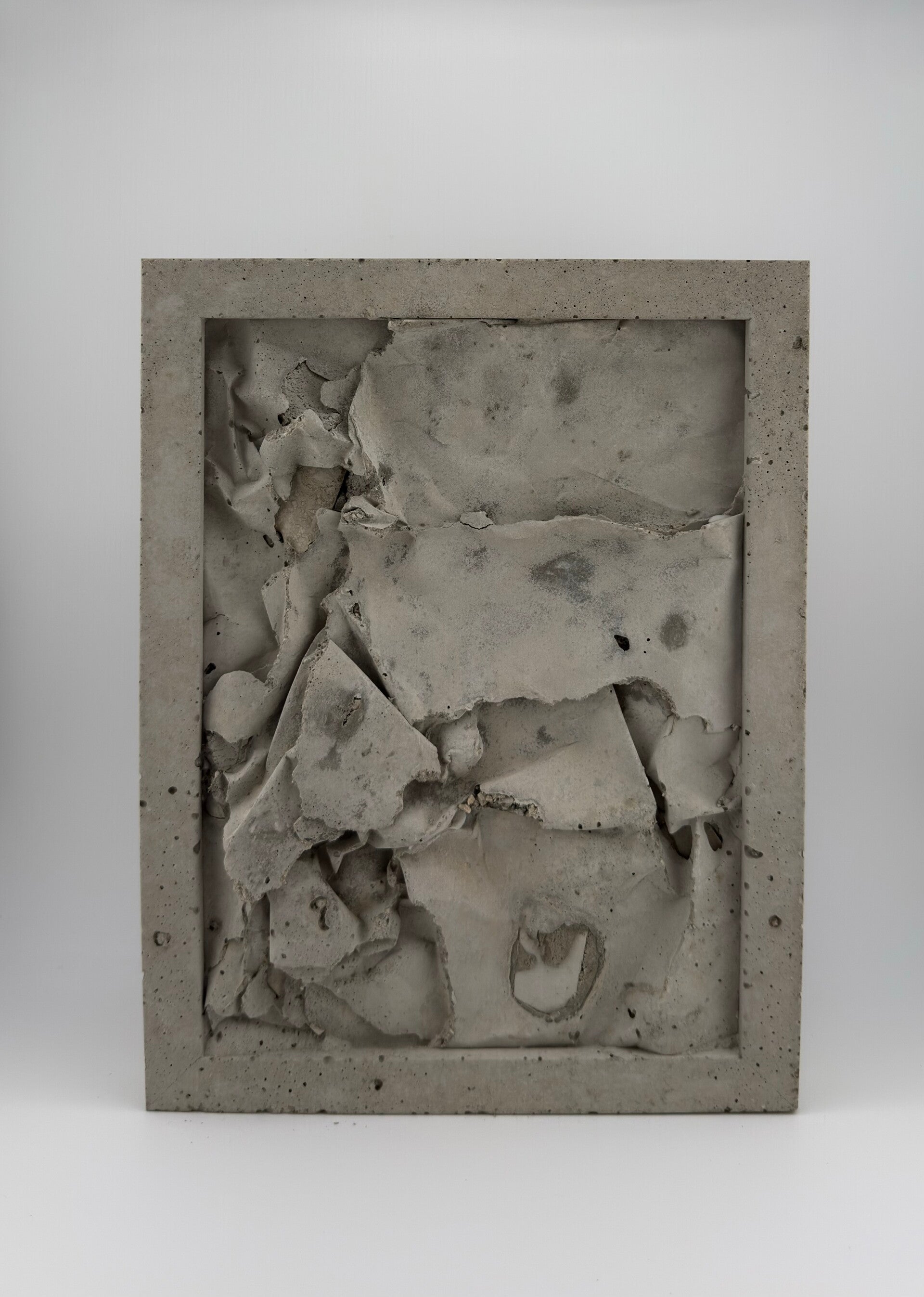 Betonbild – Struktur 20×26 cm