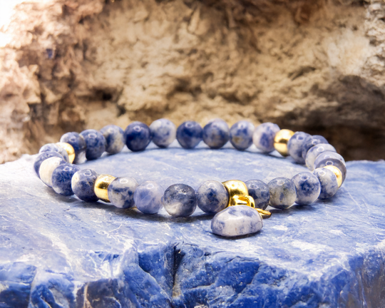 《 CHARMING 》Sodaliet & Blue spot jaspis