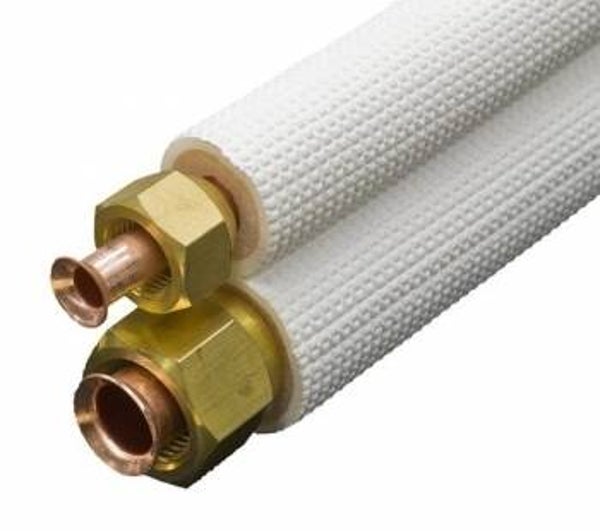 Installatiekit 1/4-3/8 inclusief flarewartels 5 meter