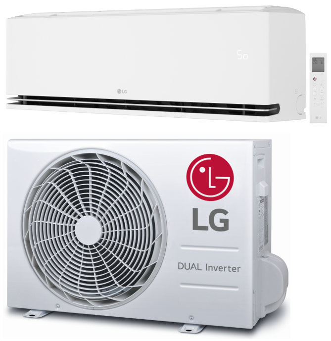 LG-H18S1DA 5,0 kW Dualcool Deluxe  Inverter set