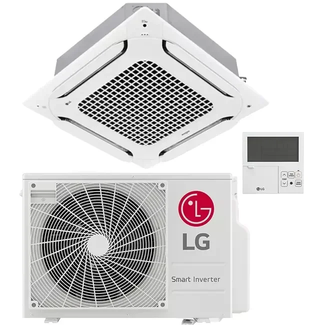 LG Cassette airco met afdekplaat CT18F-S R32 5,0 kW set