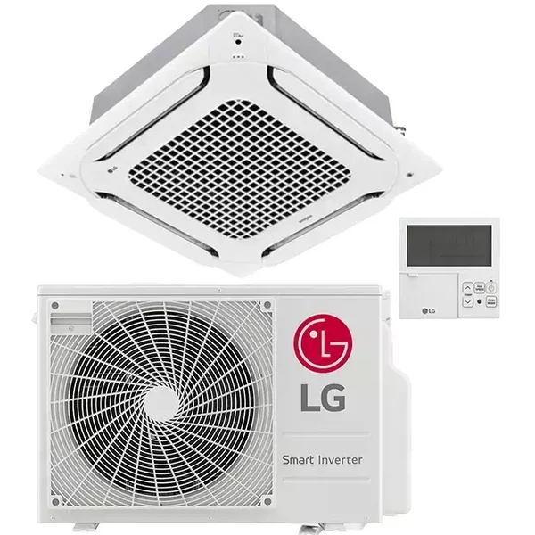 LG Cassette airco met afdekplaat CT24F-S R32 7,0 kW set