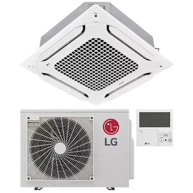 LG Cassette airco met afdekplaat CT09F-S R32 2,5 kW set