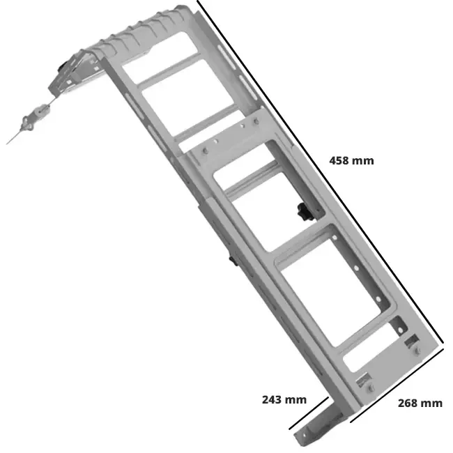 Midea Portasplit beugel voor Frans balkon