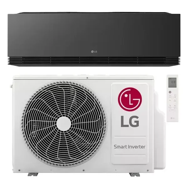 LG ARTCOOL AI AIR Mat Zwart Dual Interver airco R32 5,0 kW set