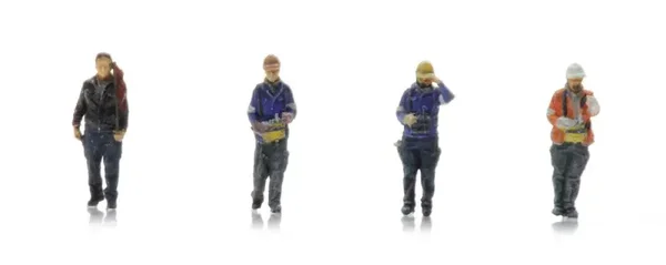 AR Rangeerders industrie 4 figuren - N-schaal
