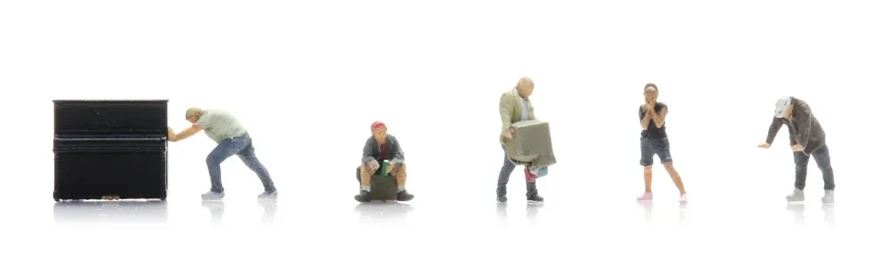 AR Verhuizers (5 figuren) N-schaal