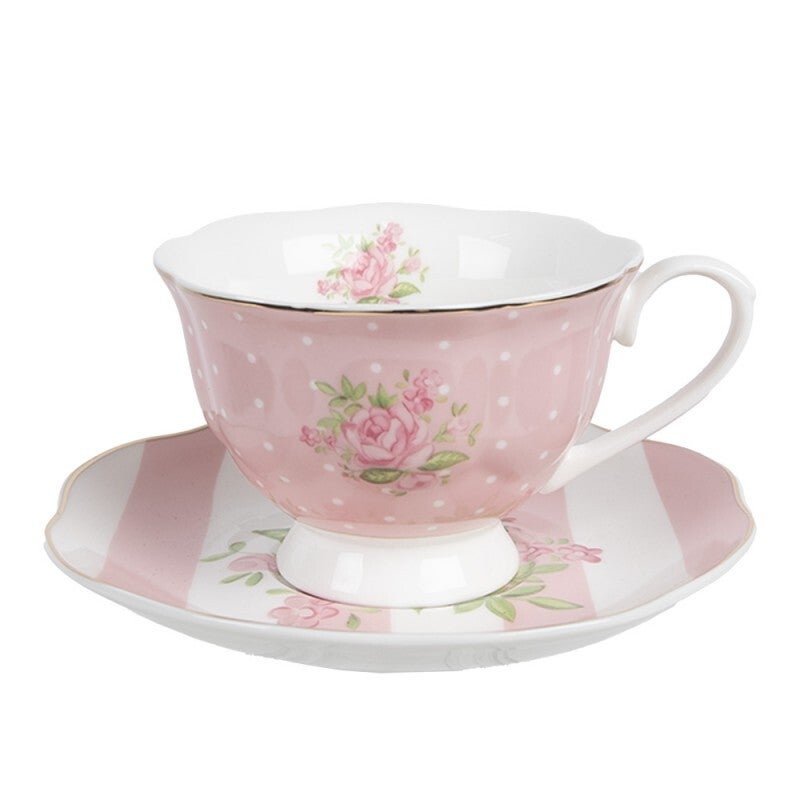 C&E Servies Rose Garden Collectie Kop en Schotel