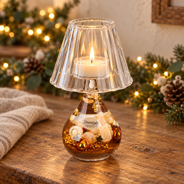 GI Dreamlight ‘Cozy Night’ – theelichthouder in lampvorm – 10 × 16 cm