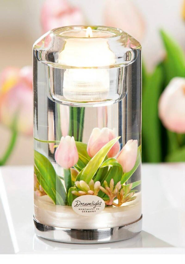 GI Dreamlight "Tulp Pink" - Candela Classic met LED