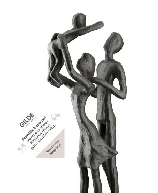 GI Sculpture "Familienglück" Family motif - Iron