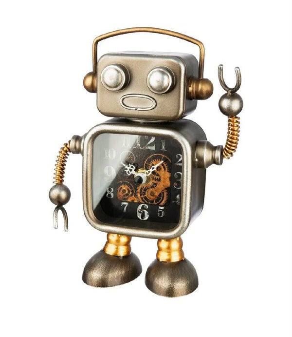 GI Steampunk Tafelklok Robots by Gilde