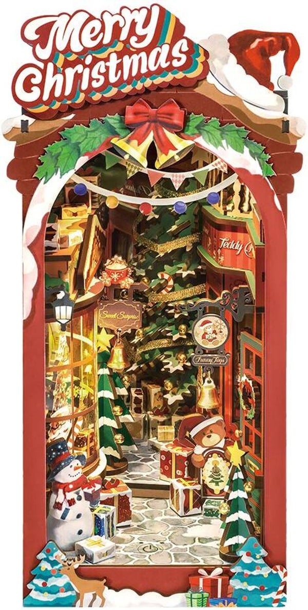 IC Robotime Book Nook Christmas Street