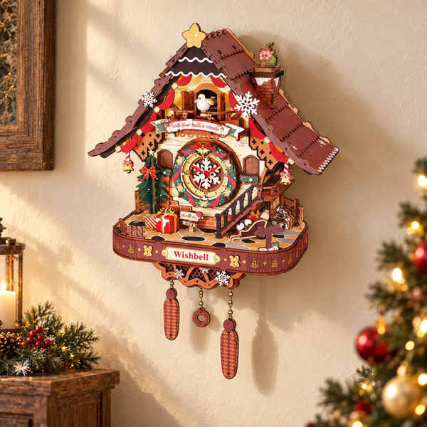 IC ROKR Robotime Christmas Cuckoo Clock