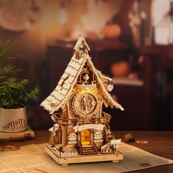 IC Robotime Cuckoo Clock - natural look