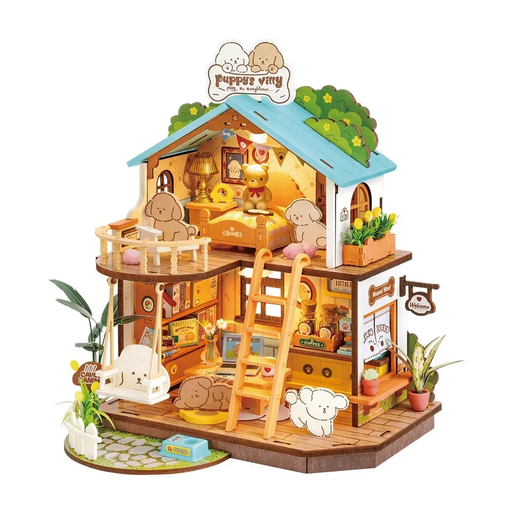 IC Robotime Puppy's Cozy Villa