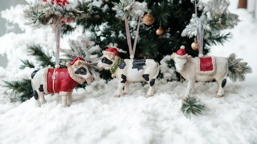 LG Kerstkoetjes 6,5cm (set per 3)