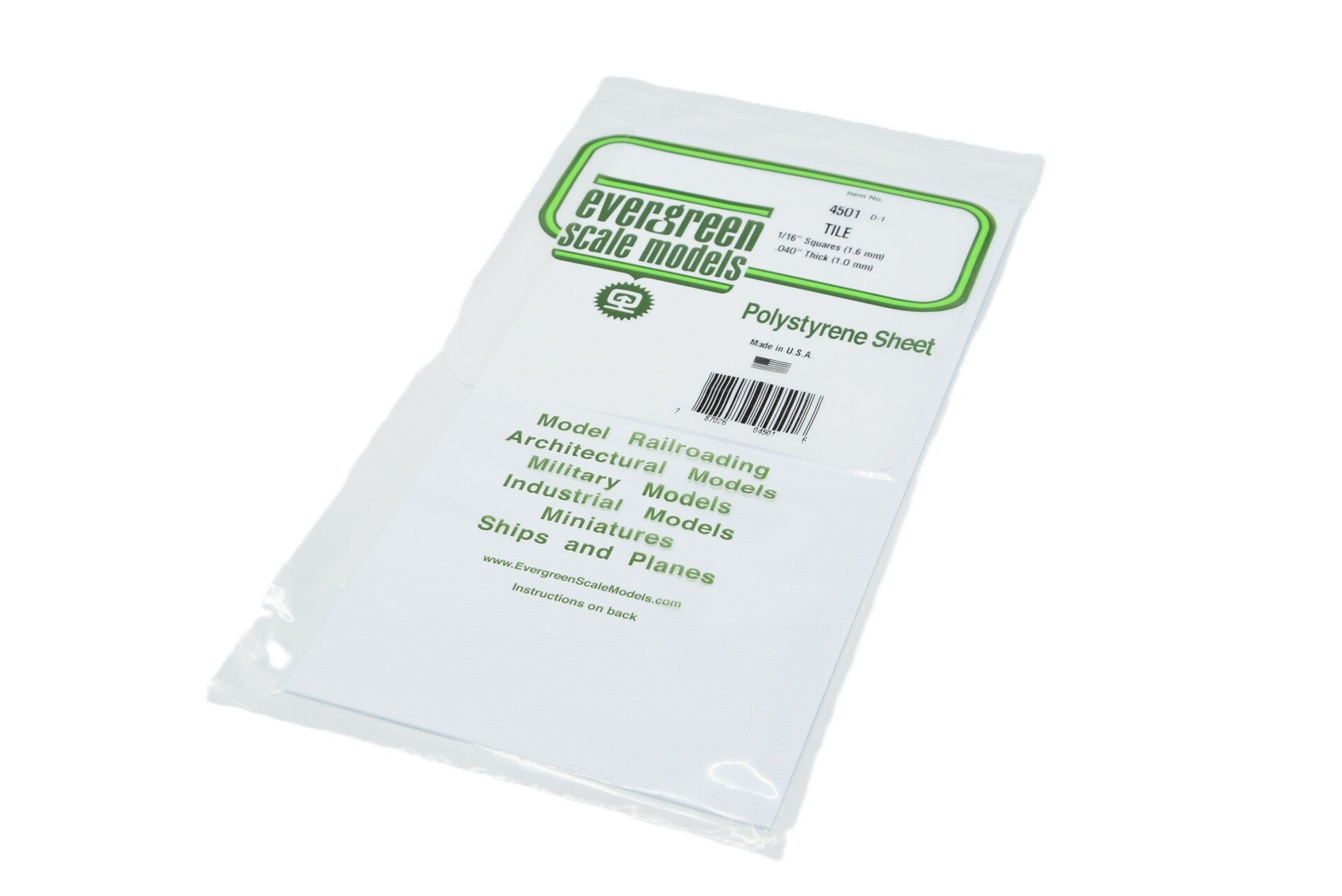 ME Evergreen - Tegelprofiel - 1 mm dik - Vierkant 1.6