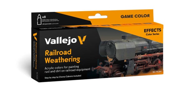 ME Vallejo Set Railroad Weathering by Chema Cabrero