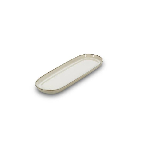 S&P Serveerschaal 29x10xH2cm ivoor Meridian