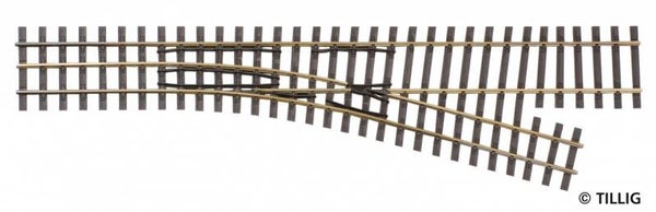 TSD Til85181 H0 Elite Rail: Wissel H0-H0e rechts