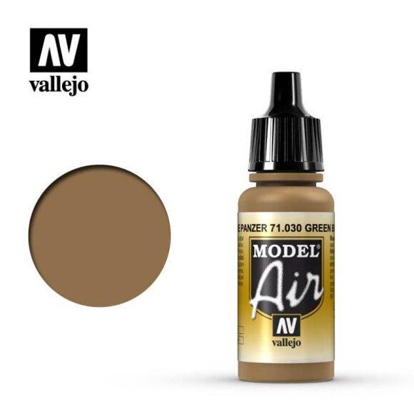 Vallejo Model Air Verf - Green Brown 18ml (71030)