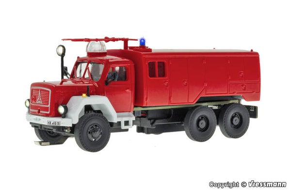 VM CarMotion H0 Brandweer MAGIRUS JUPITER FIKfz 3800 / 400 3-assig met roterend knipperlicht