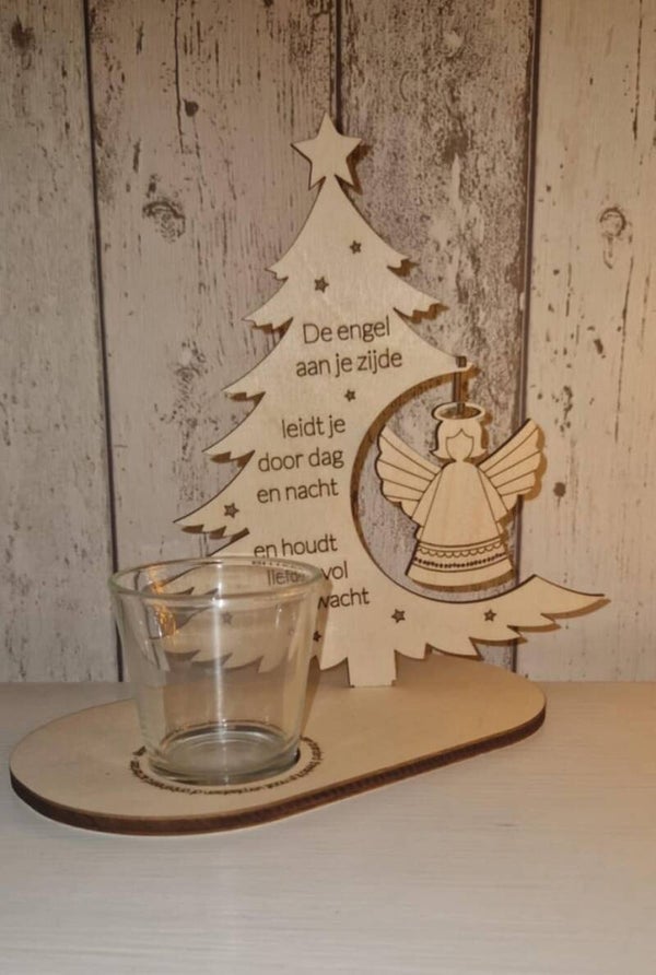 WA kerstboom met Kerstengel