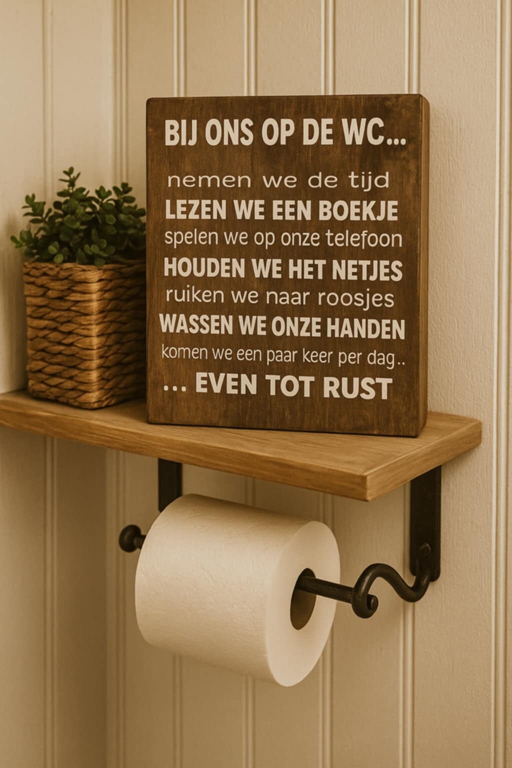WA Tekstblok "Bij ons op de WC"