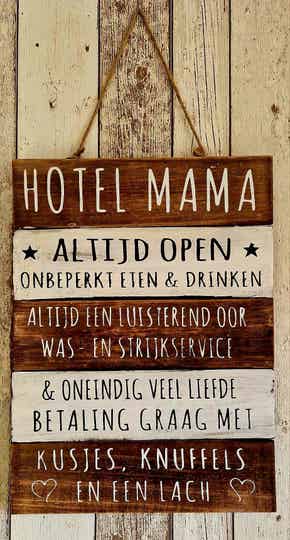 WA Tekstbord "Hotel Mama"