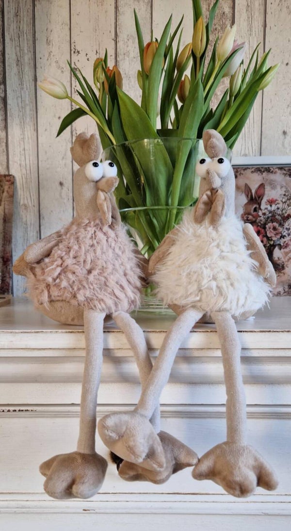 WU Randkruk kip van textiel (set van 2)